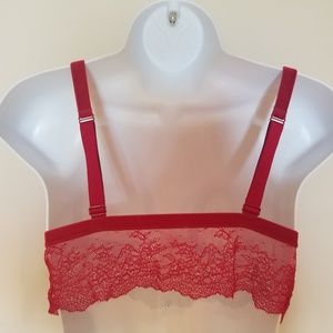 RED Lacey bralette